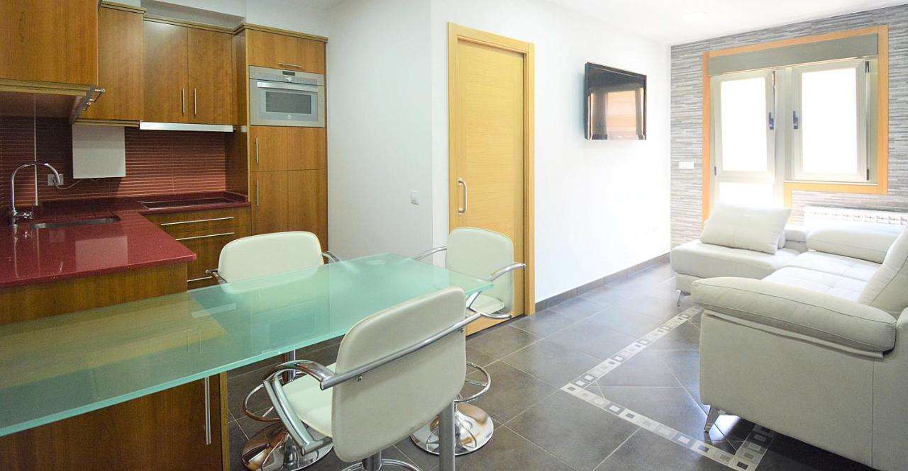 פורטונובו Apartamento Frente A La Playa De Baltar En Sanxenxo מראה חיצוני תמונה
